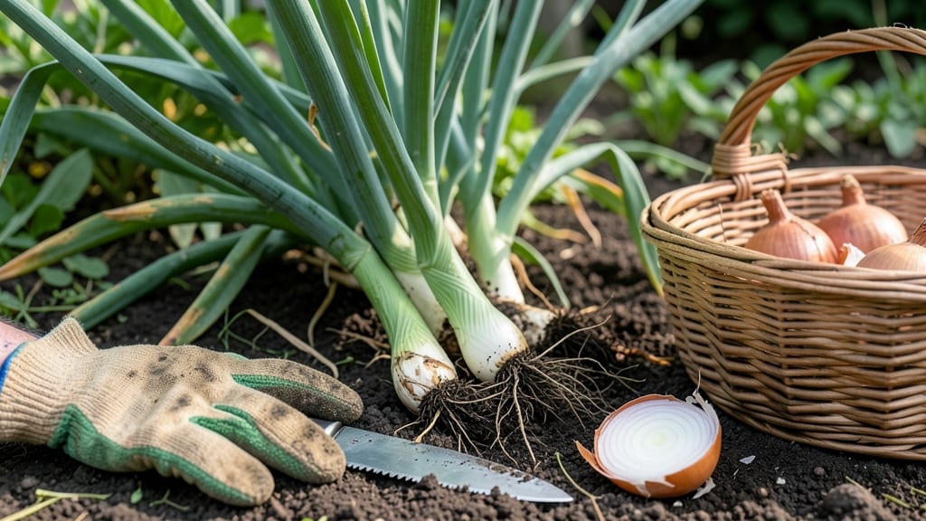 When to Harvest Onions From the Garden: Topsoil Test for Perfect Size and Flavor