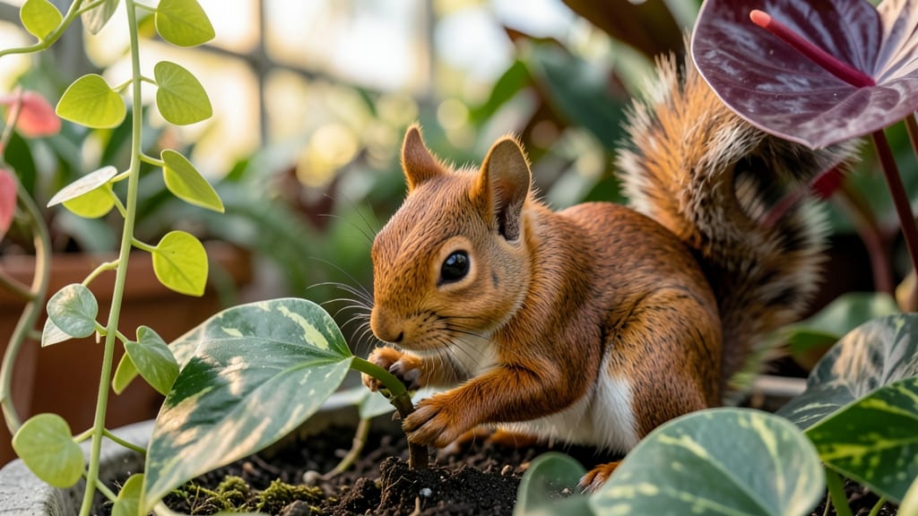 Does the Squirrel Work on Exotic Plants Grow a Garden: How to Protect Your Garden Naturally