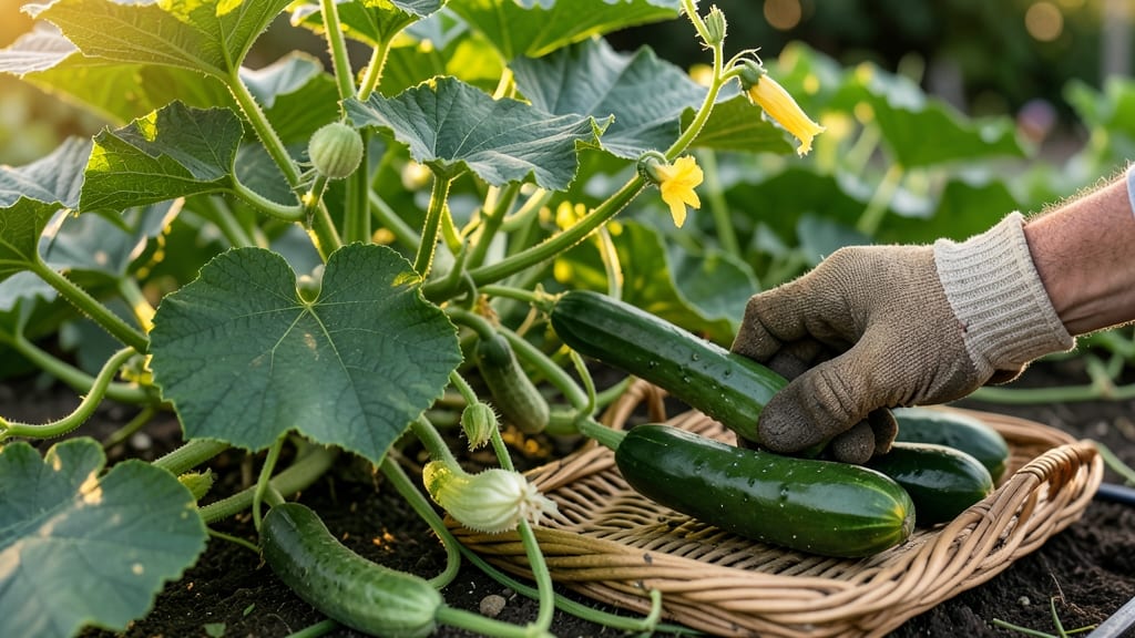 When to Pick Cucumbers From Garden: Size-Color Tricks for Peak Flavor
