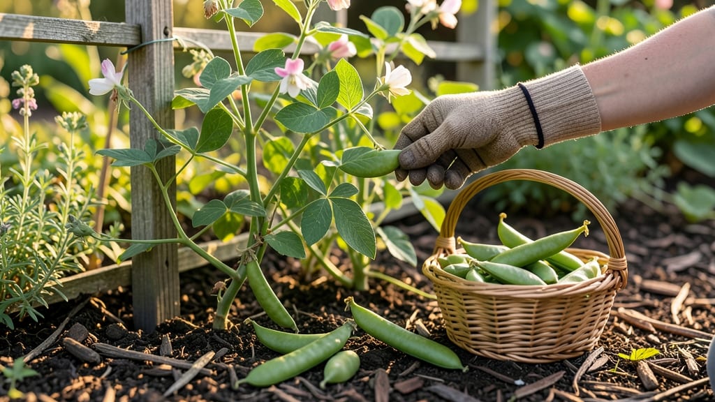 When to Harvest Garden Peas: 3 Visual Cues for Peak Sweetness