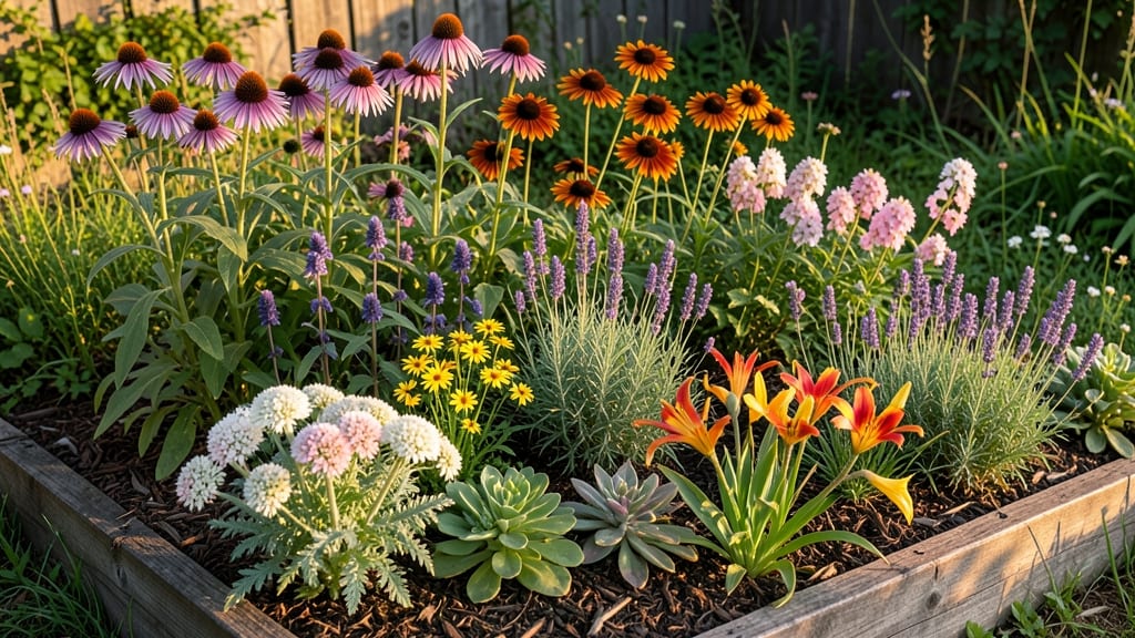 Perennial Garden Mix: Planting Depths and Layering Guide by Height Zones