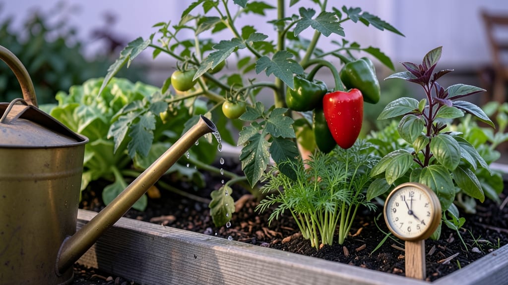 Best Time to Water Vegetable Garden: Morning Mist Avoids Waste and Boosts Growth
