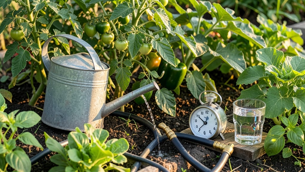 Best Time of Day to Water Vegetable Garden: Morning Mist for Stronger Roots