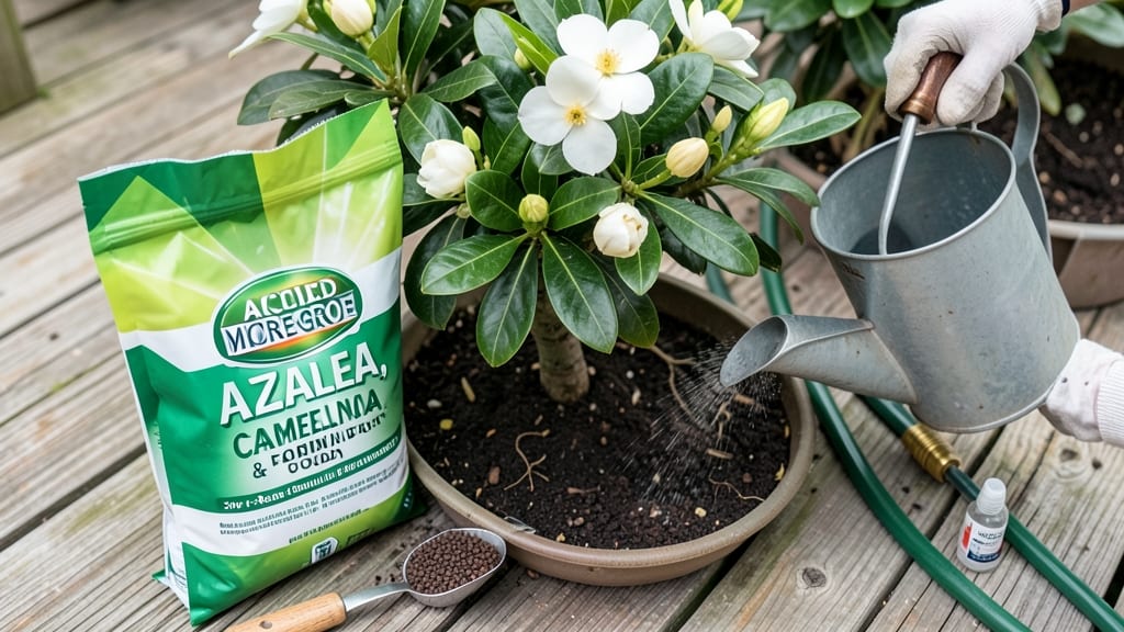 Fertilizer for Gardenias in Pots: Acid-Loving Feeds That Prevent Yellowing