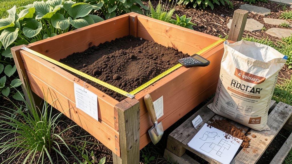 How Much Dirt Needed for Raised Garden: Exact Cubic Feet by Bed Size