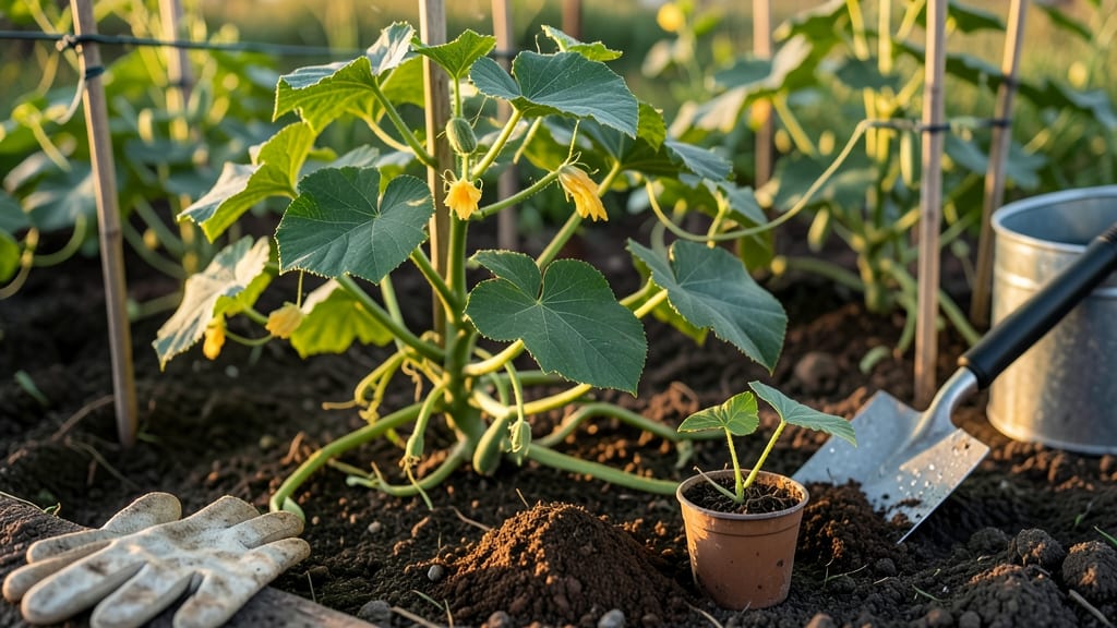 How to Plant Cucumbers in a Garden: Spacing, Trellis, and Soil Tips for Bountiful Vines