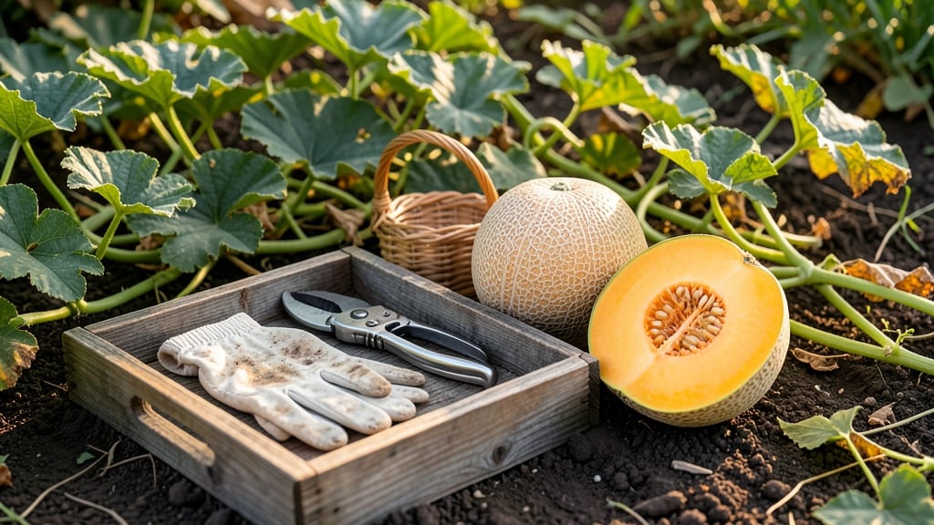 When to Harvest Cantaloupe from Garden: 3 Field-Tested Cues for Perfect Ripeness