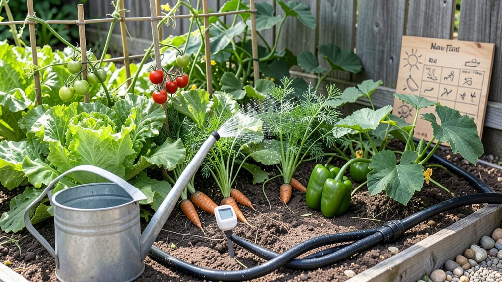 How Often Water Veg Garden: Smart Schedule by Plant Type and Weather