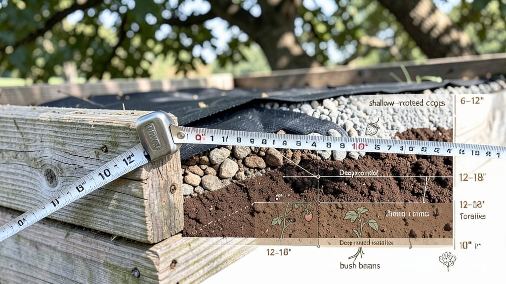 How Tall to Make Raised Garden Beds: Height Guide for Root Depth and Drainage Needs