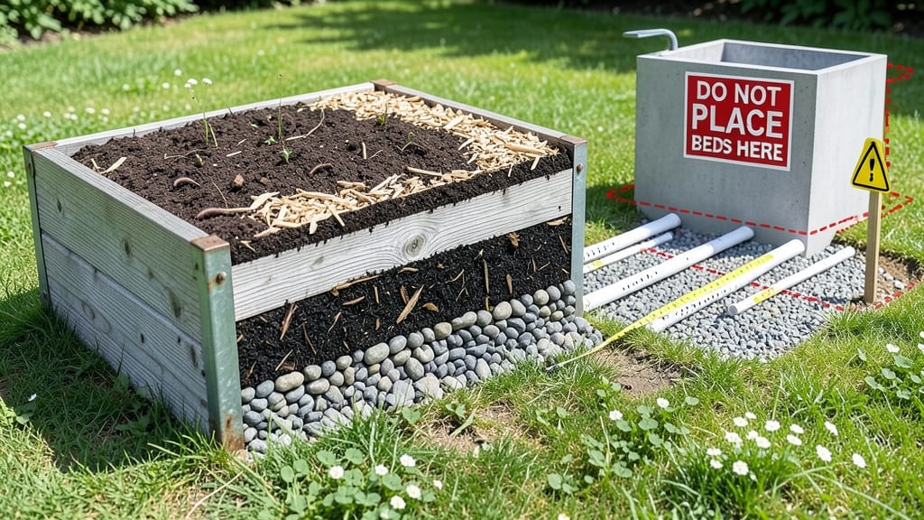 Can You Put Raised Garden Beds Over Septic Fields: Safe Distance Rules and Drainage Tips