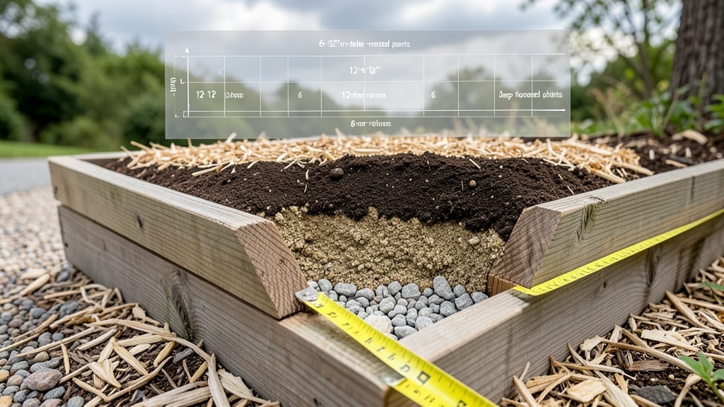 Raised Garden Bed Soil Depth: Layering Guide for Root Space & Drainage
